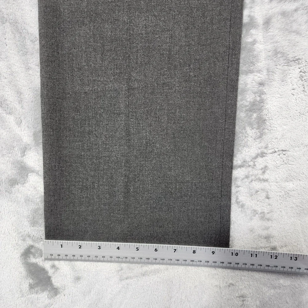 Charter Club Pants Womens 12 Gray‎ Katherine Fit Full Length High Rise Straight